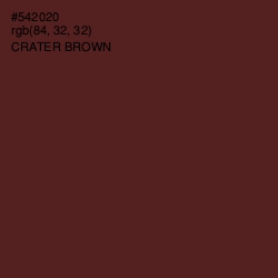 #542020 - Crater Brown Color Image